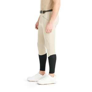 Pantalones de hombre ecuestres de invierno de silicona hechos a medida de alta calidad, la mejor venta, pantalones de montar ecuestres con logotipo personalizado, pantalones para hombre - Product Image 3