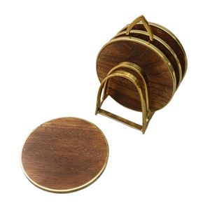 Lot de 4 Sous-verres en pierre pour la maison, la cuisine et le restaurant. - Product Image 1