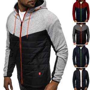 แจ็กเก็ตกันกระแทกคอตั้งสำหรับผู้ชายเสื้อกันหนาวมีโลโก้ด้านหน้าดีไซน์ตามสั่ง - Product Image 1