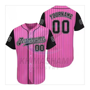 Vente directe d'usine, maillot de baseball pour homme à manches courtes, respirant, été, 100% polyester, séchage rapide, vêtements de sport - Product Image 6