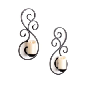 Home Decoration <b>Candle</b> <b>Holder</b> Antique Design Home Decoration <b>Wall</b> Superior Quality Black Metal <b>Wall</b> <b>Candle</b> <b>Holder</b> Factory Price - Product Image 2