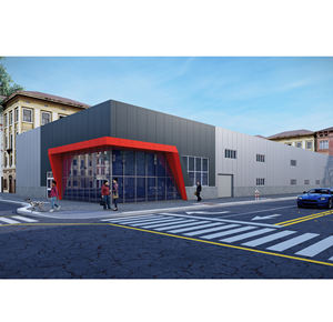 यूएसए मानक इस्पात संरचना धातु फ्रेम गोदाम फैक्टरी भवन - Product Image 1