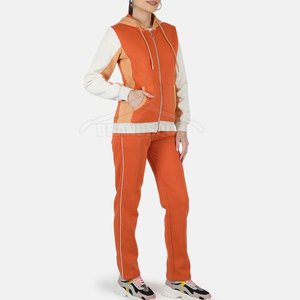 2025 otoño mujer personalizado gimnasio Activewear personalizado chándal con capucha conjuntos para correr venta al por mayor - Product Image 2