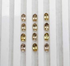 Igi ได้รับการรับรองจากโรงงานหินอัญมณีเบริลสีเหลืองธรรมชาติขนาด3*5-9*11มม. ทรงวงรีสำหรับการทำเครื่องประดับ - Product Image 5