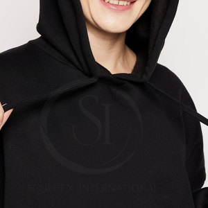 Conjunto Deportivo de Invierno Personalizable para Mujer, Talla XL, con Capucha y Patrón Sólido, Estilo Casual de 2 Piezas para Uso Diario, Venta Directa de Fábrica - Product Image 5