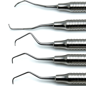 Ensemble d'instruments de remplissage composite dentaire MEDIVA ESSENCE, instruments chirurgicaux, 7 pièces, acier inoxydable, manuel, réutilisable, poignée ergonomique - Product Image 2