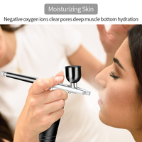 Ensemble de pistolet à air haute pression rechargeable Kit d'aérographe sans fil pour le maquillage des ongles