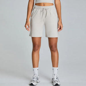 Pantalones cortos informales para correr para mujer, pantalones cortos de Yoga de verano de secado rápido, con logotipo personalizado, superventas al por mayor - Product Image 5