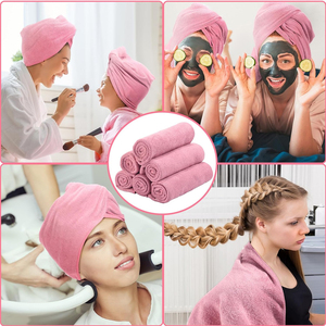 Ensemble de serviettes de bain en coton éponge 100 % de luxe pour hôtel, vente en gros au Pakistan, serviettes de cheveux de haute qualité pour salle de bain et salon de beauté - Product Image 2