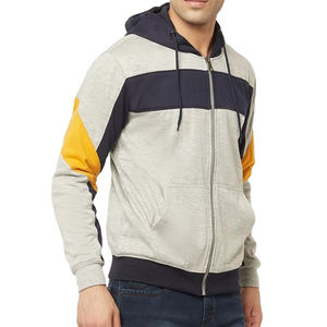Sweat à capuche oversize pour homme en coton/polyester, fermeture éclair, uni, respirant, qualité supérieure, fabriqué au Pakistan - Product Image 6