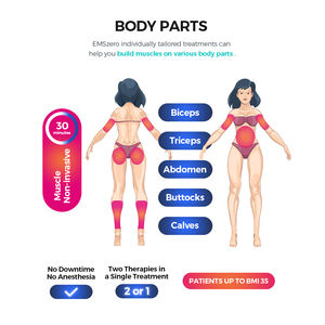 Meilleures ventes - Stimulateur musculaire électronique EMS à haute intensité - <span class=keywords><strong>EMSZero</strong></span> 15 Tesla - Machine de musculation EMS - Product Image 3