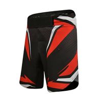 Shorts MMA personnalisés à fente haute, sublimation intégrale, compression unisexe, entraînement de grappling, séchage rapide, extensible, léger, respirant