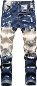 Pantalones vaqueros OEM de diseño personalizado para hombre, estilo callejero con calidad superior cómoda, cintura media, pierna recta, último diseño - Product Image 6