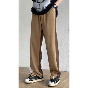 Léger respirant haute tricoté coton polaire survêtement pantalon de survêtement hiver décontracté pantalons de survêtement cordon impression numérique - Product Image 1