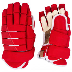 Guantes de hockey sobre hielo Junior 260GSM Diseño de ajuste elástico Protección completa para los dedos Cierre antideslizante Opciones personalizables para - Product Image 1