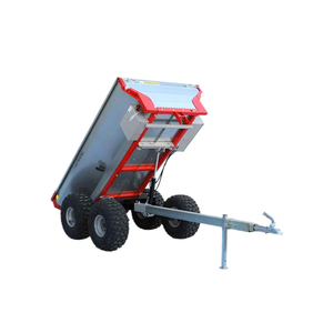 Remolque volquete hidráulico de servicio pesado 7 14, eje Tandeem, 14.000 lb, GVWR elevador de tijera, componentes de núcleo de engranaje de transporte agrícola - Product Image 1