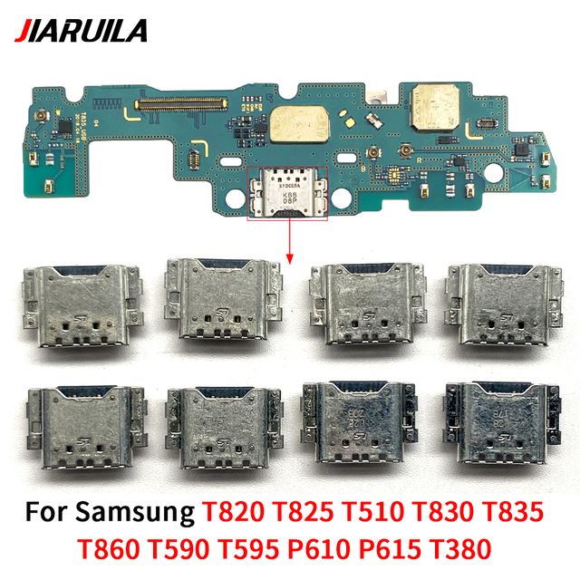 Wholesale Charging Connector Port Pin for Samsung Tab S3 9.7 SM-T820 T823 T825 T827 Charger Pin Phone Spare Parts