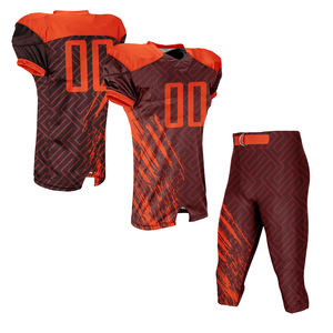 Uniforme de fútbol americano superventas personalizado Jersey Shorts Fabricante profesional de Pakistán Uniforme de fútbol americano Set - Product Image 5