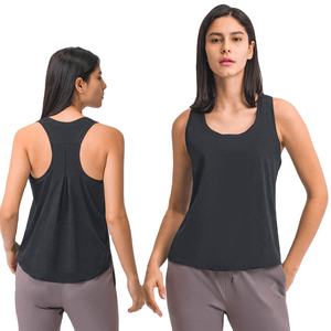 Camiseta sin mangas acanalada OEM para mujer, cuello redondo, tela suave y transpirable de talla grande, perfecta para uso diario en verano - Product Image 1