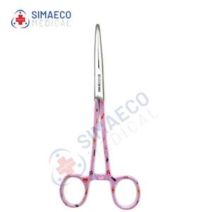 Nouveau rose avec des symboles multicolores Style ciseaux de pansement médical ciseaux chirurgicaux impression de logo personnalisable OEM & ODM - Product Image 3