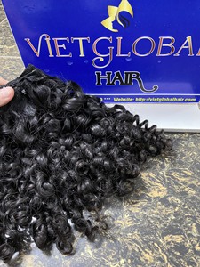 Paquetes de cabello humano 100% más vendidos cabello virgen vietnamita crudo rizado birmano 20 pulgadas - Product Image 6