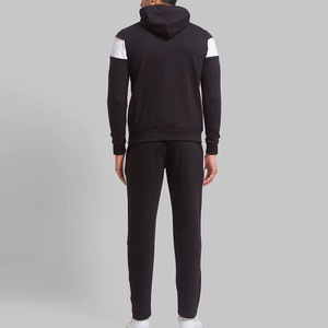 Survêtement personnalisé pour homme à capuche 100% coton lourd uni avec logo imprimé personnalisé Couleurs et tailles personnalisées de haute qualité - Product Image 2