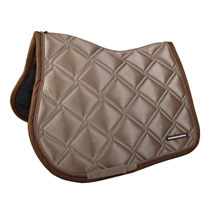 Tapis de selle matelassé en coton à motif losanges, style western anglais, respirant, avec rembourrage en polyester compressé, idéal pour le dressage équestre de haute performance – Meilleures ventes - Product Image 1