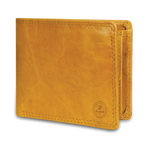 Slim and Classic Leather <b>Wallet</b> For <b>Men</b> Light <b>Brown</b> - Product Image 5