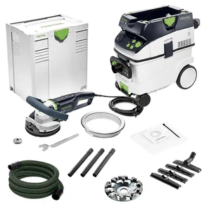 Festool LHS 2 225 CTM 36-Set 400W 225mm 8,8 "PLANEX Lijadora de paneles de yeso de largo alcance con extractor de polvo con luz LED - Product Image 3