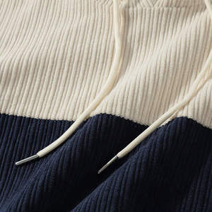 Sweat à capuche zippé pour homme, en polyester/coton, tricoté, imprimé personnalisé, épais, hiver, haute qualité, écologique - Product Image 5