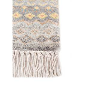 Tapis Manchaha Grande Surface Noué à la Main en Laine et Soie de Bambou, Motif Patchwork Gris et Noir pour la Maison, Salon, Couloir - Les-2188 9x12 - Product Image 4