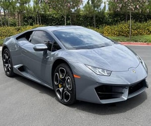แลมโบร์กินี ฮูราแคน LP580-2 คูเป้ ปี 2019 สีเทาเทเลสโต เครื่องยนต์ V10 ขับเคลื่อนล้อหลัง - Product Image 1