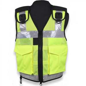 Chaleco médico reflectante de alta visibilidad de seguridad con logotipo personalizado OEM, chaleco de seguridad con múltiples bolsillos de almacenamiento personalizado - Product Image 4