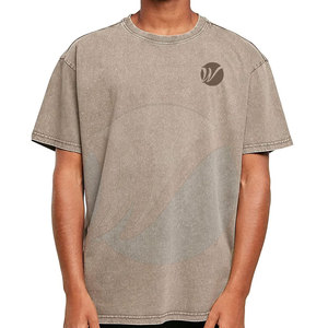 Customized <b>Men's</b> T-<b>Shirts</b> Durable 100% Cotton <b>Fleece</b> Fabric Quick Dry Eco-Friendly Loose Fit Street Wear Online Sale - Product Image 1