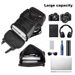 Waterproof Sublimation Leather <b>Backpacks</b> Latest Design Wholesale Leather <b>Backpacks</b> Stylish Leather <b>Backpack</b> - Product Image 5