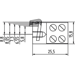 ตัวเปิดประตูไฟฟ้าแบบ DIN ขนาดกะทัดรัด A5000-a 6-24 V AC/DC ตัวขับม่านอัจฉริยะสำหรับ GEZE ซ้าย/ขวา - Product Image 6