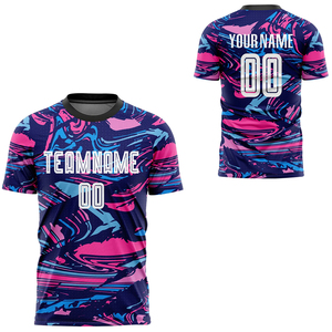 เสื้อฟุตบอลสั่งทำขายส่ง ชุดฟุตบอลแขนสั้น-โพลีเอสเตอร์ 100% สีและโลโก้สั่งทำได้ - Product Image 6