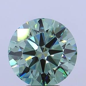 Lab Grown <b>Green</b> colour Round Cut Diamond for <b>Jewellery</b> Making / Loose Diamond - Product Image 1
