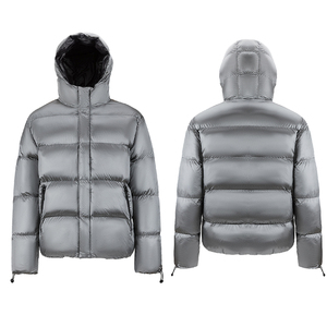 Haute qualité hommes hiver chaud doudoune à capuche surdimensionné toile rembourrage en gros High Street Style - Product Image 5