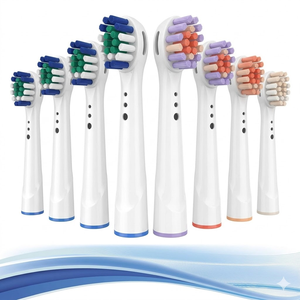 Advanced Polymer Anti-Plaque <b>Round</b> Toothbrush Head Refills Generic for Oral Bs Electric <b>Brush</b> Heads Wholesale OEM Factory - Product Image 1