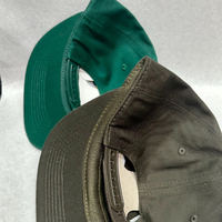 Gorra de Béisbol de la Mejor Calidad, Visera Plana, Sarga de Algodón, Negra, Cierre a Presión, Parche, 6 Paneles, Transpirable, Impermeable, Personalizable