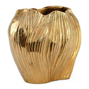 แจกันดอกไม้โลหะสไตล์อินเดียตกแต่งด้วยมือที่ดีที่สุดที่ทันสมัยผู้ถือดอกไม้ - Product Image 2