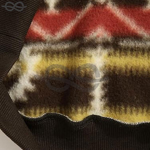 Casual invierno 1/4 Zip Pullover sudadera gruesa cálida Sherpa Sudadera con capucha elegante y acogedora ropa de abrigo de lana para clima frío bordado - Product Image 6