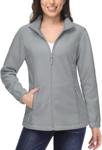 2024 elegante chaqueta de lana de talla grande para mujer con cierre de cremallera ropa de invierno de relleno de algodón con bolsillos cálidos conveniente uso diario - Product Image 3