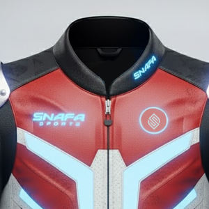 Chaquetas de Cuero para Motocicleta, Ropa de Carreras de Autos, Chaqueta de Cuero para Moto de Color Sólido, Estilo Único, Chaqueta de Cuero para Moto de Invierno - Product Image 3