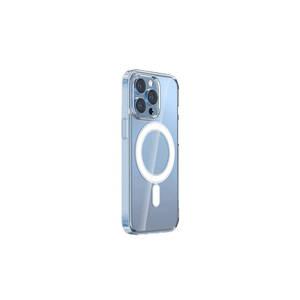 Coque de protection transparente en polycarbonate rigide gaufré de qualité supérieure compatible MagSafe pour iPhone 15 Pro - Product Image 1