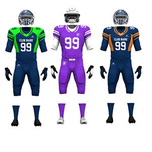 ชุดยูนิฟอร์มอเมริกันฟุตบอลผ้าโพลีเอสเตอร์พิมพ์ลายชุดเสื้อเจอร์ซี่แบบสั้น100% สำหรับฝึกซ้อมสำหรับเยาวชนและผู้ใหญ่ - Product Image 3