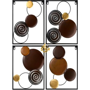 นักออกแบบมาตรฐานศิลปะเหล็กทรงสี่เหลี่ยมติดผนังคุณภาพดีกว่าขนาดกำหนดได้เองสำหรับของตกแต่งห้องวาดรูปและห้องเล่น - Product Image 6