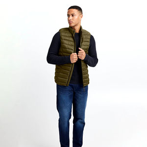 Chaqueta de invierno personalizada manga de invierno menos rompevientos chaqueta acolchada para hombres chaqueta de cuello levantado para hombres chaleco acolchado OEM - Product Image 3