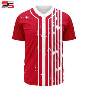 Maillot de baseball blanc bon marché en gros maillot d'entraînement de softball pour hommes et femmes - Product Image 5